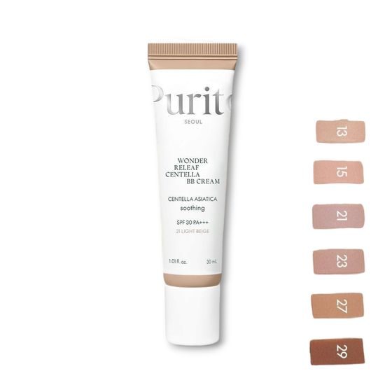 PURITO BB krém Wonder Releaf Centella BB Cream SPF30 PA+++ (30 ml)
