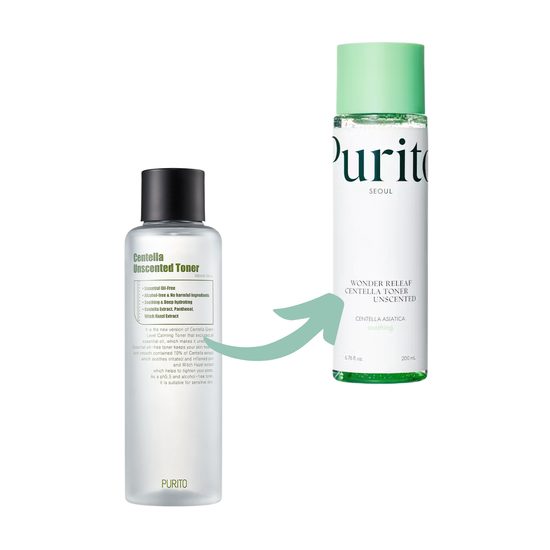 PURITO SEOUL Zklidňující pleťový toner Wonder Releaf Centella Toner Unscented (200 ml)