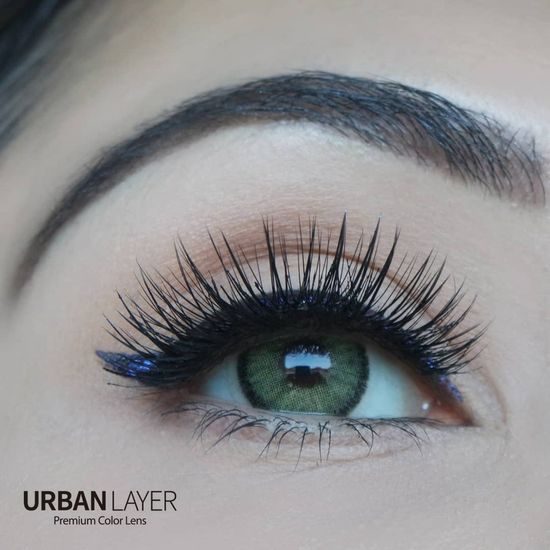 Barevné čočky - dioptrické - CLOUD R GREEN (2 čočky)