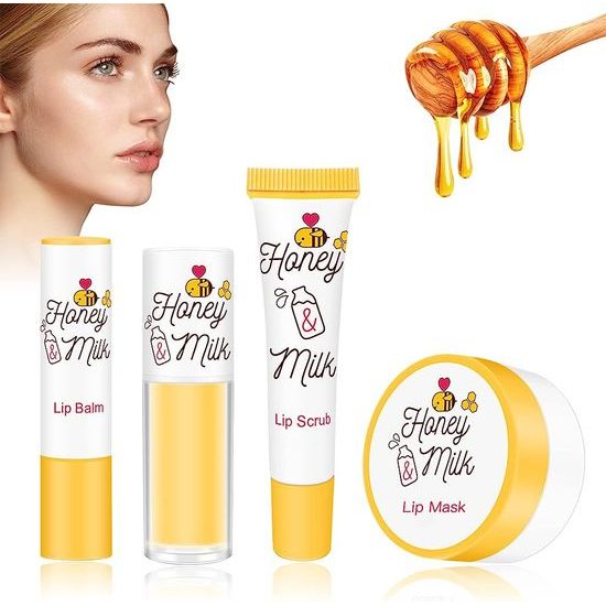 A'PIEU Peeling na rty Honey & Milk Lip Scrub (8 ml)