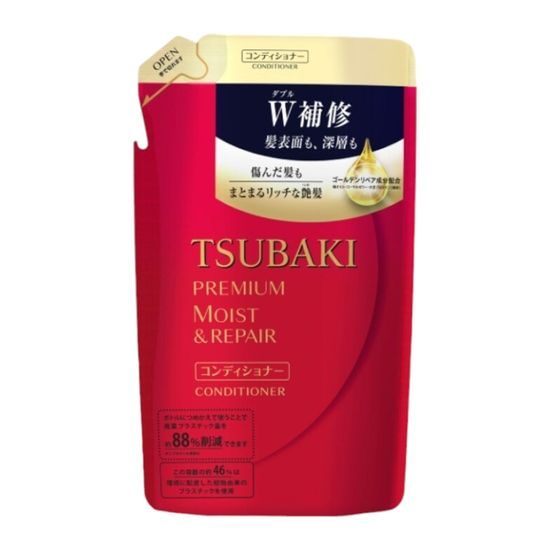 SHISEIDO TSUBAKI Prémiový kondicionér Premium Conditioner Moist & Repair (Refill balení 330 ml)