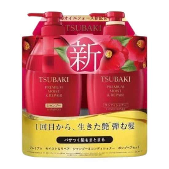SHISEIDO TSUBAKI Prémiový šampon a kondicioner Premium Moist & Repair Shampoo & Treatment (400 ml + 400 ml)