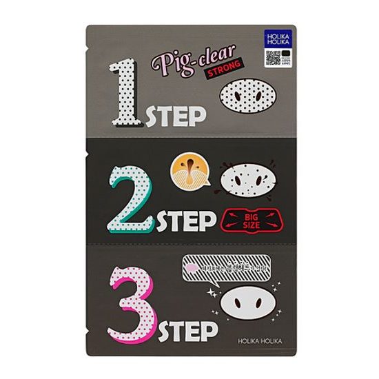 Holika Holika Pig Clear Blackhead 3-Step Kit (Strong)