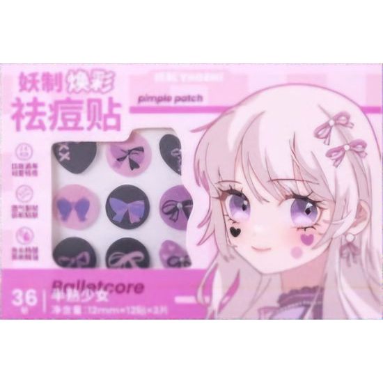 YAOZHI Obrázkové náplasti na akné Radiance Acne Pimple patch - Balletcore (36 ks)