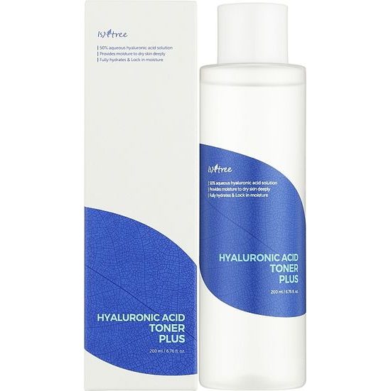 ISNTREE Silné hydratační tonikum Hyaluronic Acid Toner Plus (200 ml)
