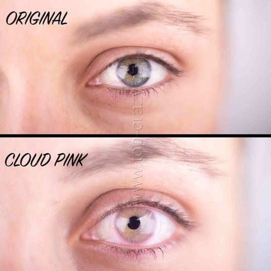Barevné čočky (2 čočky) Cloud Pink