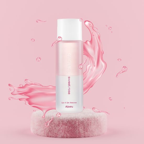 A'PIEU Mineral Lip & Eye Remover - Sweet Rose (100 ml)