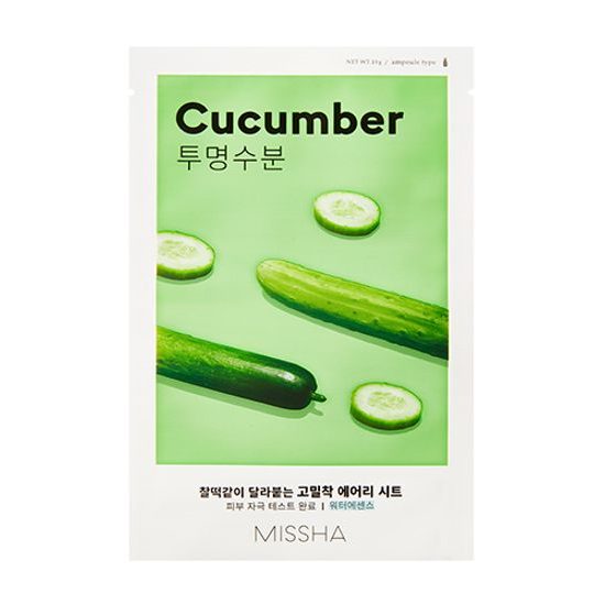 Missha Pleťová maska - Airy Fit Sheet Mask - Cucumber