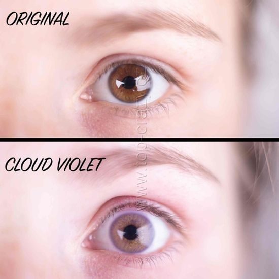 Barevné čočky (2 čočky) Cloud Violet