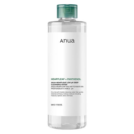 ANUA Micelární voda Heartleaf Low PH Deep Cleansing Water (500 ml)
