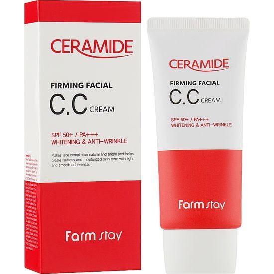 FARM STAY CC Krém Ceramide Firming Facial C.C Cream (50 g)