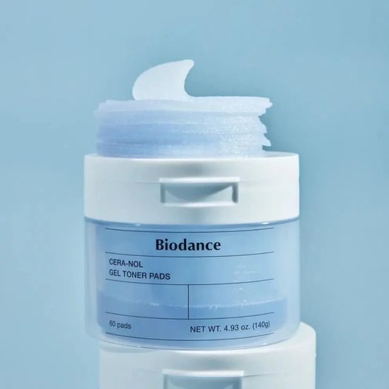 BIODANCE Gelové tonizační polštářky Cera-Nol Gel Toner Pads (60 ks)