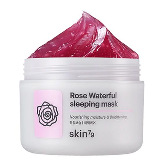 Noční maska Rose Waterful sleeping mask (100ml)