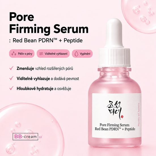 BEAUTY OF JOSEON Pleťové sérum Pore Firming Serum Red Bean PDRN + Peptide (30 ml)
