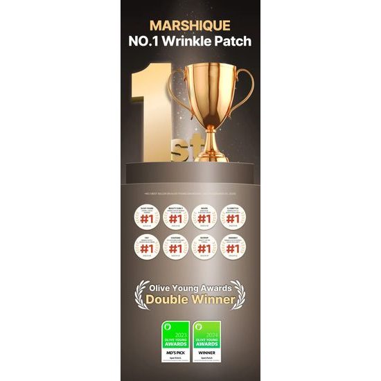 MARSHIQUE Lifting náplasti na vrásky Wrinkle Repair Frown Line Patch