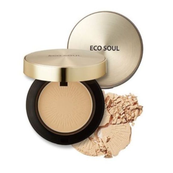 THE SAEM Pudr Eco Soul Luxury Gold Pact #21 Light Beige