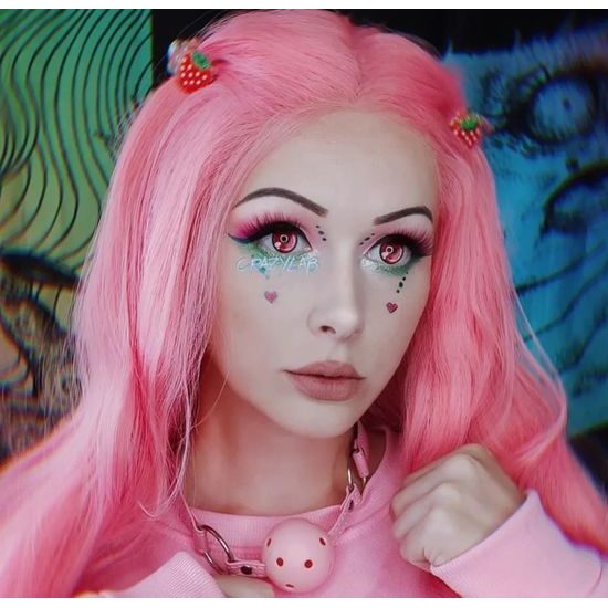 ANIME2 PINK Colored Contact Lenses