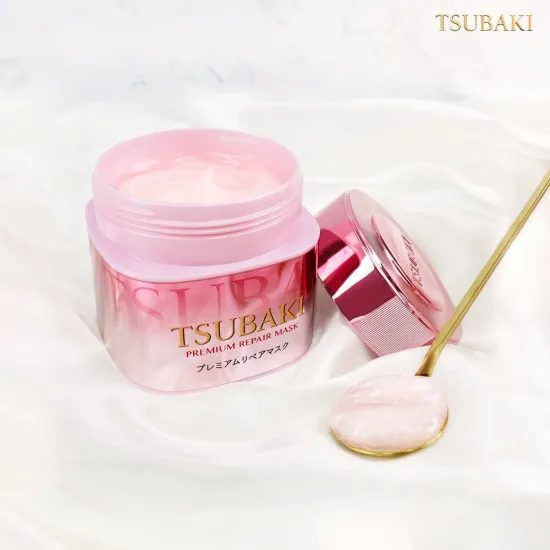 SHISEIDO TSUBAKI Premium Repair Hair Mask Pink Camelia (180 g)