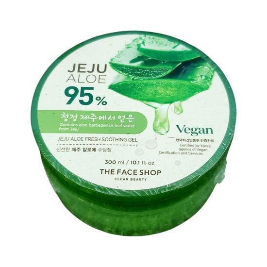 THE FACE SHOP Jeju Aloe 95% Fresh Soothing Gel Vegan (300 ml)