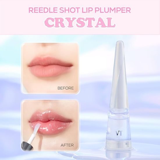VT COSMETICS Lesk na rty s výživou a efektem objemu REEDLE SHOT Lip Plumper Crystal