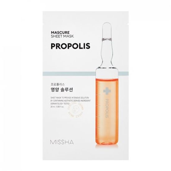 MISSHA Plátýnková maska Mascure Nutrition Solution Sheet Mask - Propolis