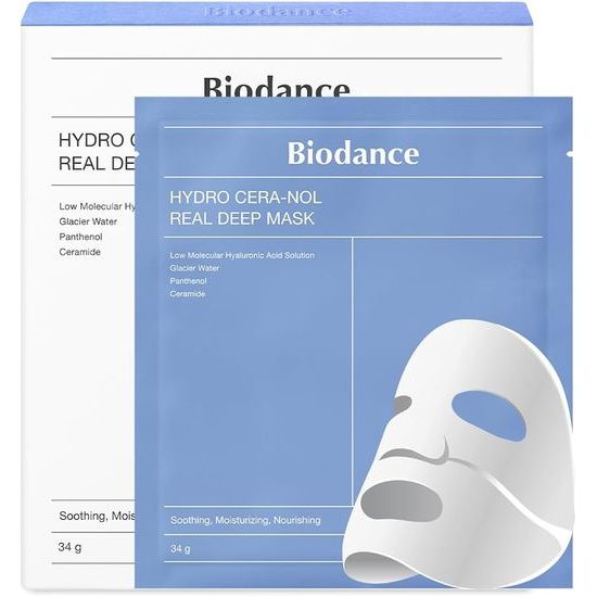 BIODANCE Hydrogelová pleťová maska Hydro Cera-nol Real Deep Mask (4 ks)