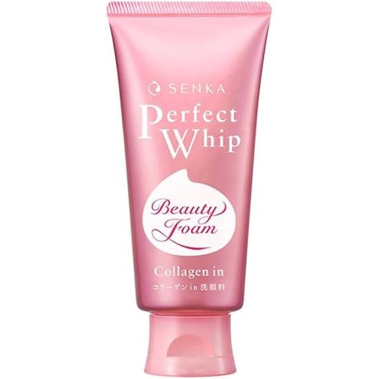 SHISEIDO SENKA Jemná čisticí pěna Perfect Whip Beauty Foam Collagen In (120 g)
