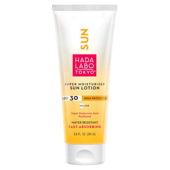 HADA LABO TOKYO SUN Mléko na opalování Super Moisturizer Sun Lotion SPF30 (200 ml) - expirace 01.04.2026
