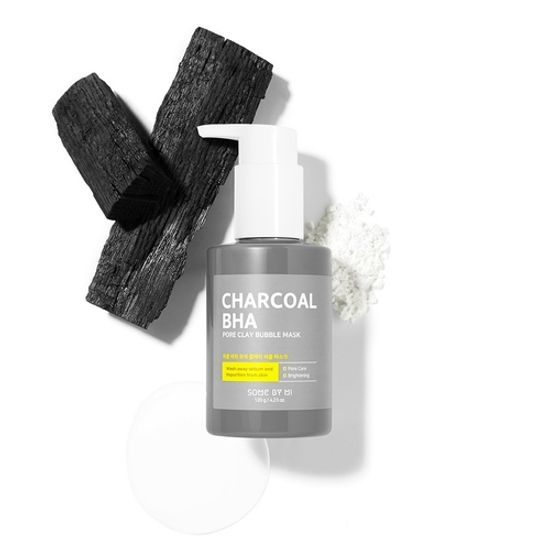 Some By Mi Čistící pleťová maska Charcoal BHA Pore Clay Bubble Mask (120 g)