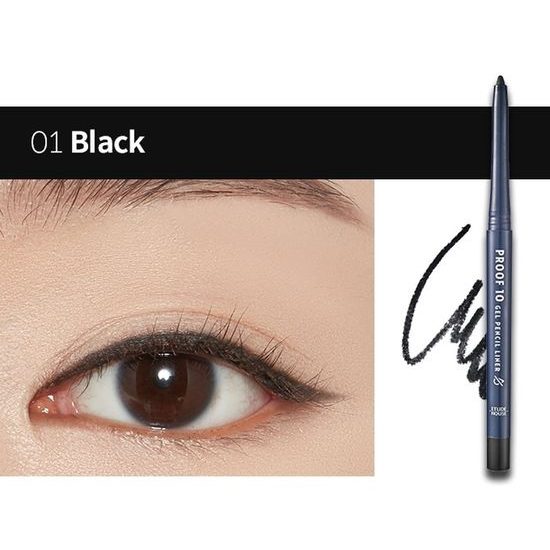 Etude House Voděodolná tužka na oči Proof 10 Gel Pencil Liner - Black