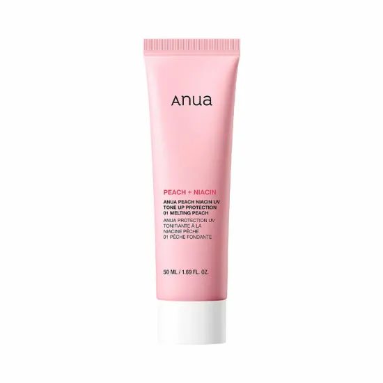 ANUA Make-up a báze Peach Niacin UV Tone Up Protection 01 Melting Peach (50 ml)