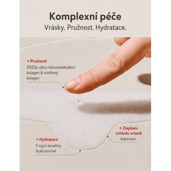 MARSHIQUE Hydrogelové náplasti na krk Wrinkle Repair Hydrogel Neck Patch