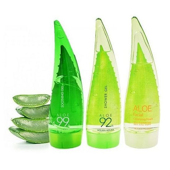 HOLIKA HOLIKA Aloe Vera Jeju Aloe Face and Body Care Set