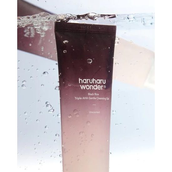 HARUHARU WONDER Black Rice Triple AHA Gentle Cleansing Gel (100 ml)