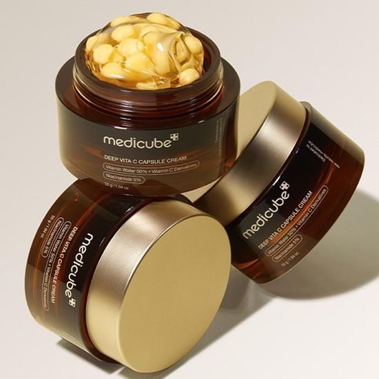 MEDICUBE Pleťový krém Deep Vita C Capsule Cream (55 g)