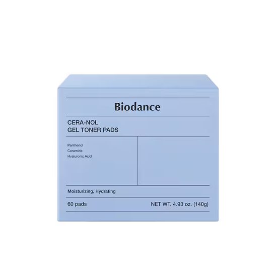 BIODANCE Gelové tonizační polštářky Cera-Nol Gel Toner Pads (60 ks)