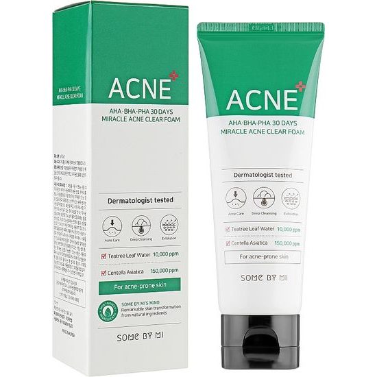 SOME BY MI Čisticí pěna AHA-BHA-PHA Miracle Acne Clear Foam (100 ml)