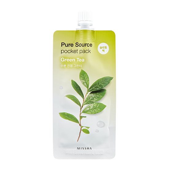 MISSHA Pure Source Pocket Pack Sleeping Mask - Green Tea (10 ml)
