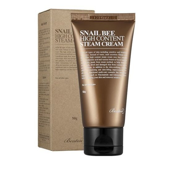 Benton Pleťový krém Snail Bee High Content Steam Cream (50 g)