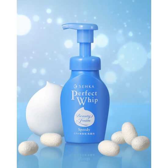 SHISEIDO SENKA Perfect Whip Beauty Foam Speedy Face Wash (150 ml)