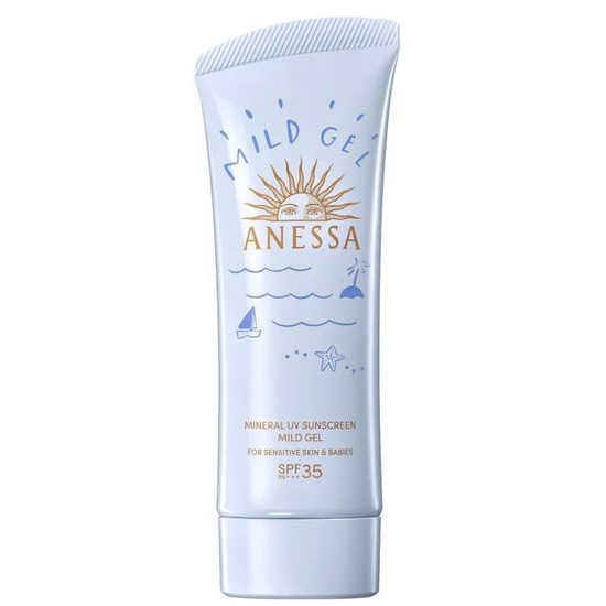 SHISEIDO ANESSA Opalovací gel a primer Mineral UV Sunscreen Mild Gel SPF 35 PA+++ (90 g)
