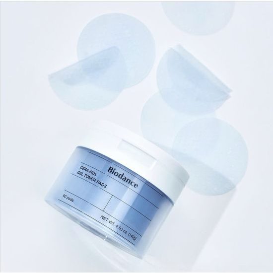 BIODANCE Gelové tonizační polštářky Cera-Nol Gel Toner Pads (60 ks)