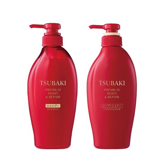 SHISEIDO TSUBAKI Prémiový šampon a kondicioner Premium Moist & Repair Shampoo & Treatment (400 ml + 400 ml)