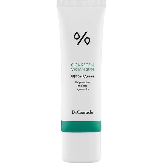 DR. CEURACLE Opalovací krém Cica Regen Vegan Sun SPF50+ PA++++ (50 ml)