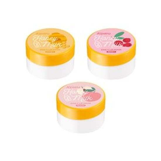 A'PIEU Maska a balzám na rty Honey Milk Daily Lip Mask - Berry