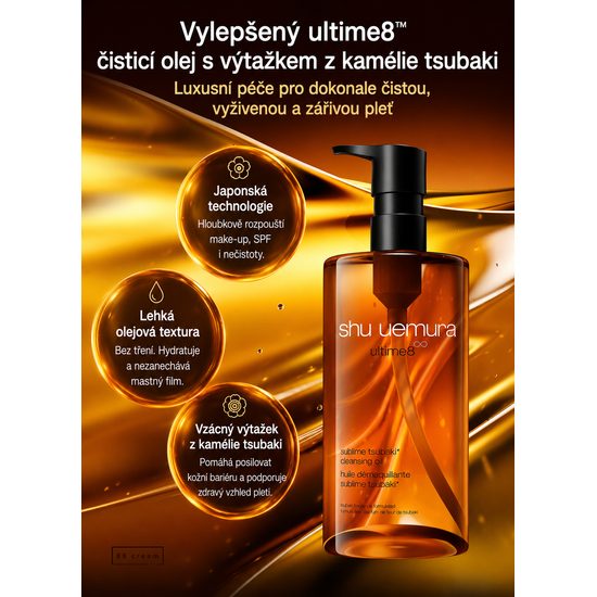 SHU UEMURA Čisticí a odličovací olej Ultime8 Sublime Tsubaki Cleansing Oil (450 ml)
