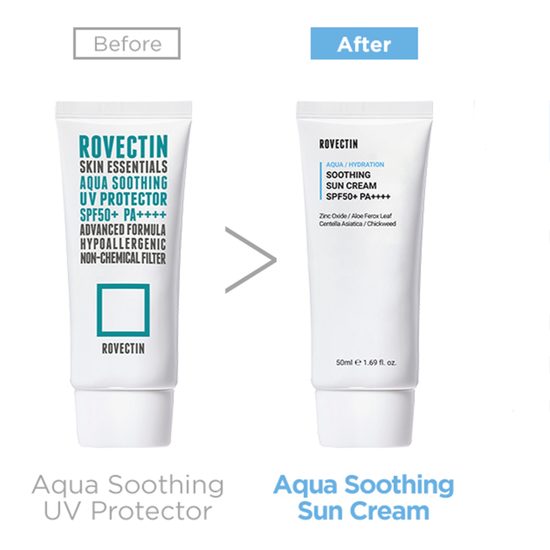 ROVECTIN Minerální opalovací krém Aqua Soothing Sun Cream SPF50+ PA++++ (50 ml)