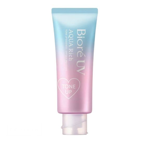 BIORÉ Tónující opalovací krém UV Aqua Rich Tone Up Essence Lavender SPF 50+ PA++++ (70 g)