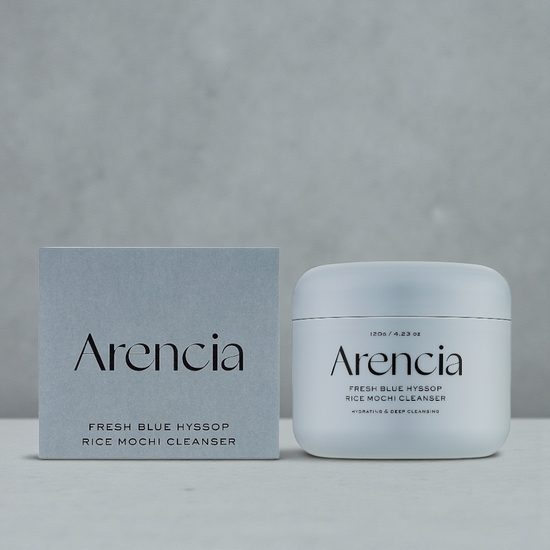 ARENCIA Čisticí a odličovací balzám Fresh Blue Hyssop Rice Mochi Cleanser (120 g)