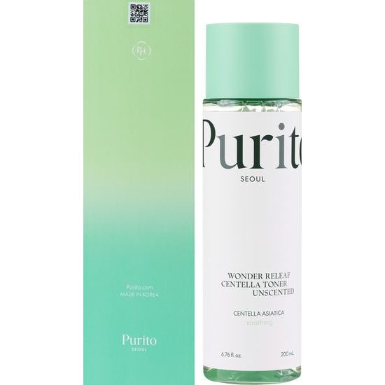 PURITO SEOUL Zklidňující pleťový toner Wonder Releaf Centella Toner Unscented (200 ml)
